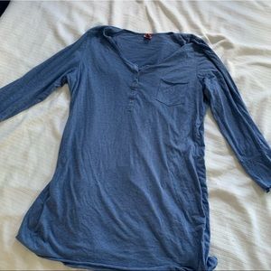 Soft blue cotton night shirt